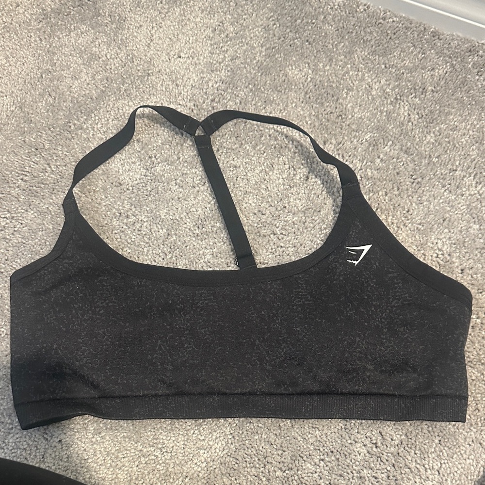 Gymshark Charcoal Sports Bra